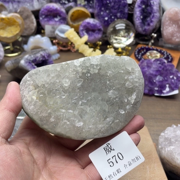 珠宝半成品水晶未镶嵌