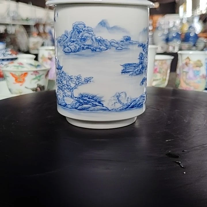 罐景德镇陶瓷茶具套装摆件