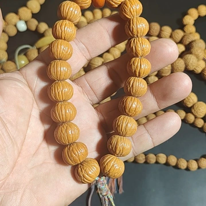 把件桃核桃核手串  猴头桃核手持