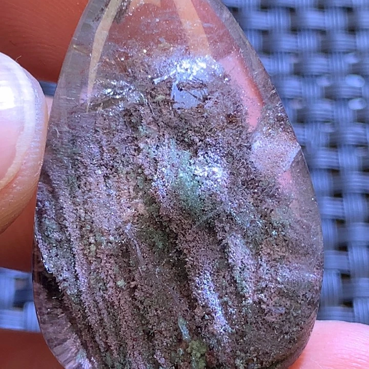 水晶吊坠(不含链)未镶嵌蓝*