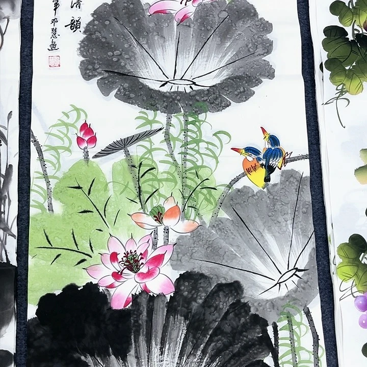 客厅年画花鸟画装饰画