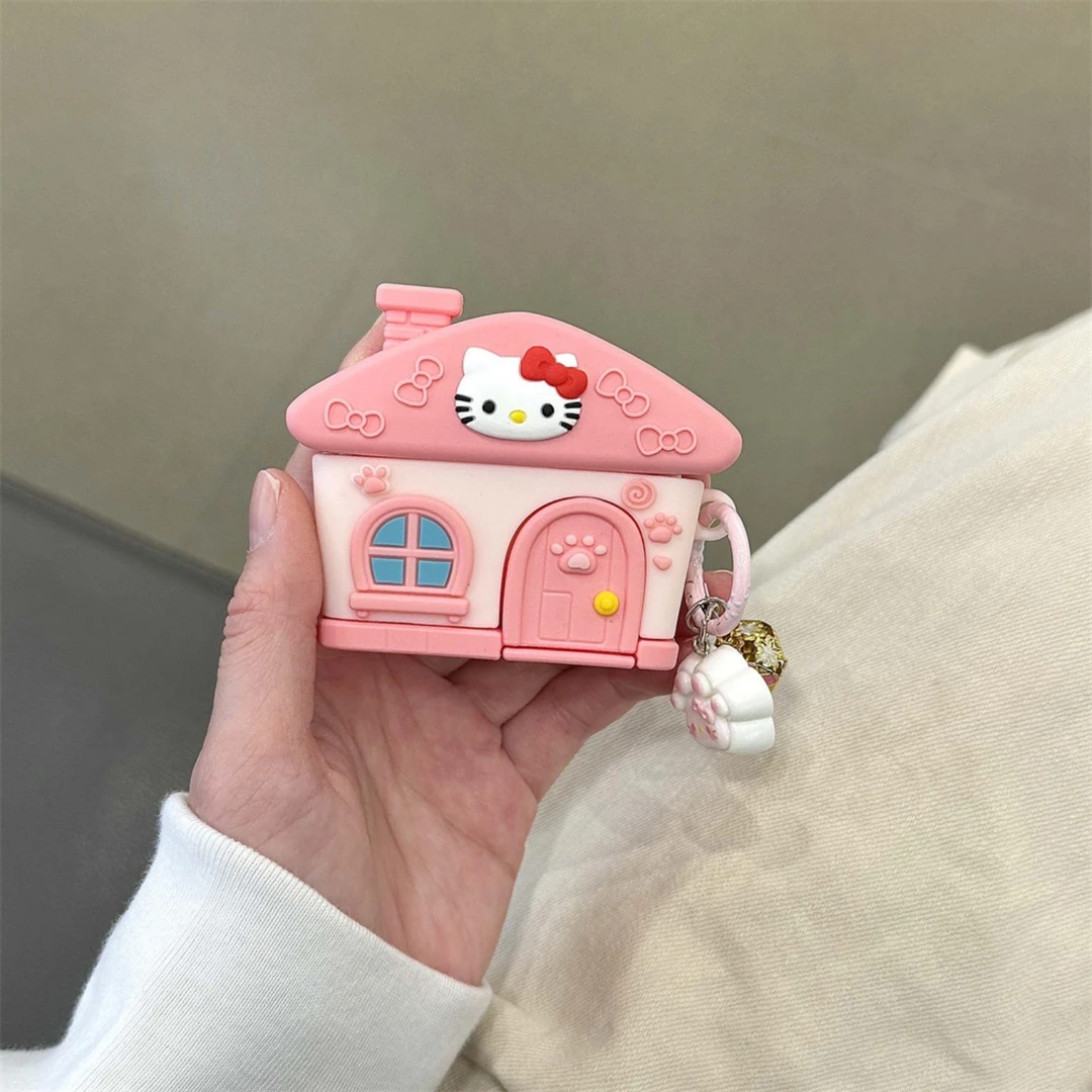kt猫小屋子适用airpods4代降噪版5代3代pro2苹果可爱耳机壳保护套