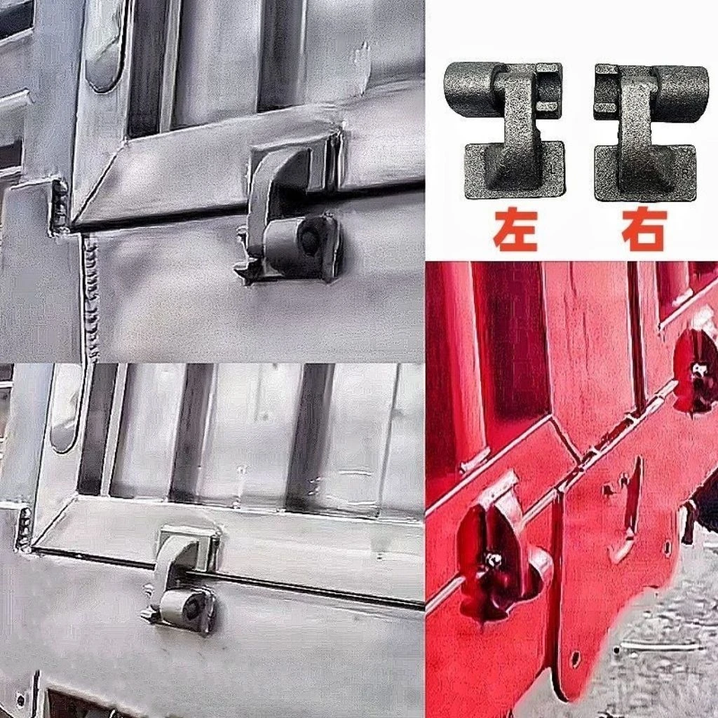 铸钢加厚可拆卸平板车厢合页转轴适用货车高栏厢板货车栏板挂车