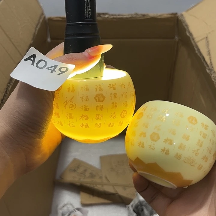 瓷片茶摆件工艺品摆件666