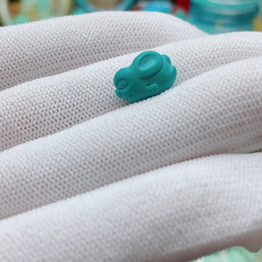 绿松石未镶嵌萌兔