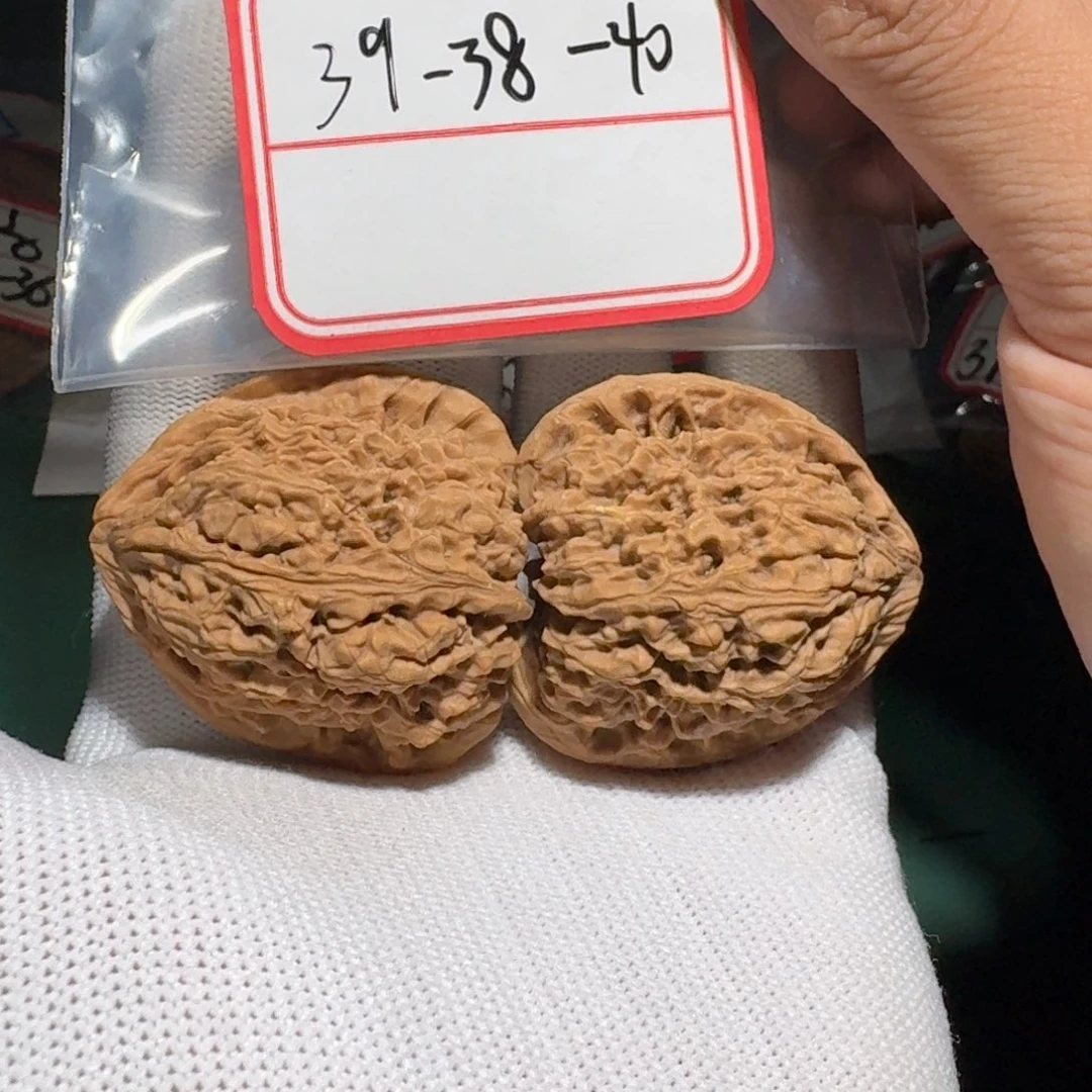文玩核桃把件35号村将高三角h