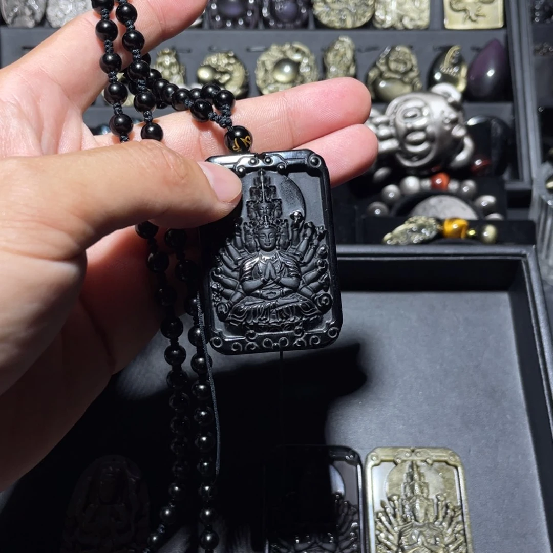 未镶嵌黑曜岩珠宝奇石星***海