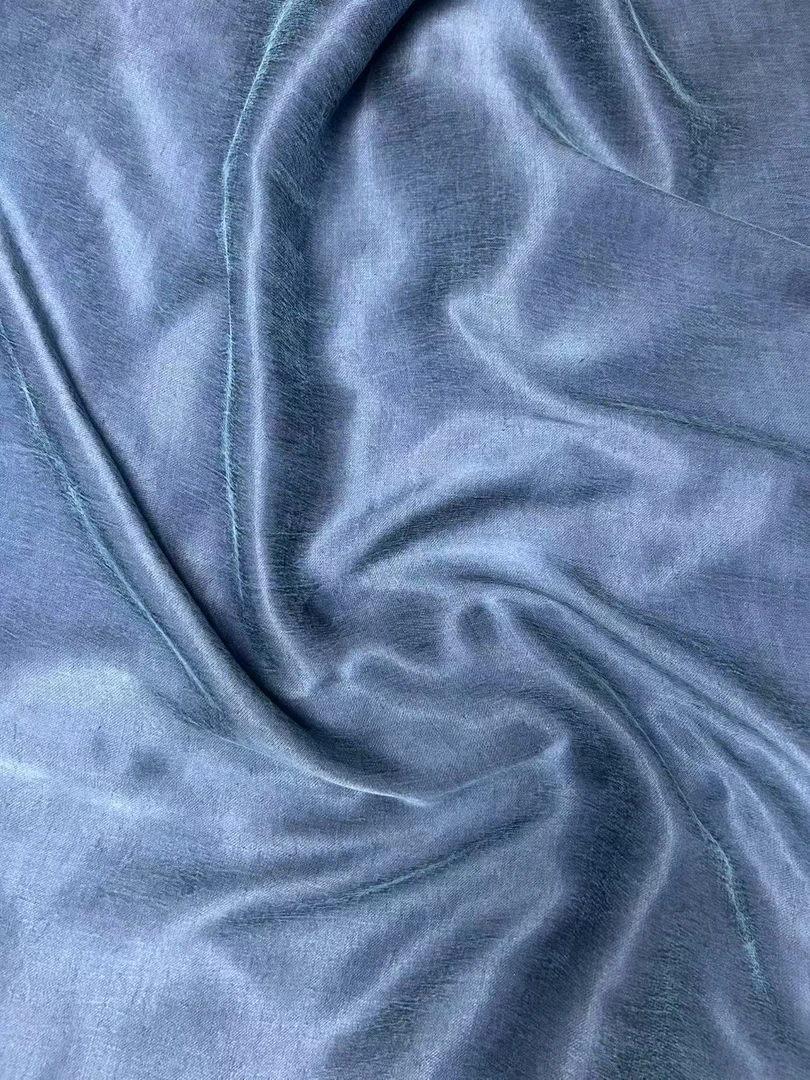 铜氨藏蓝   2025新中式新国风 数码印花面料