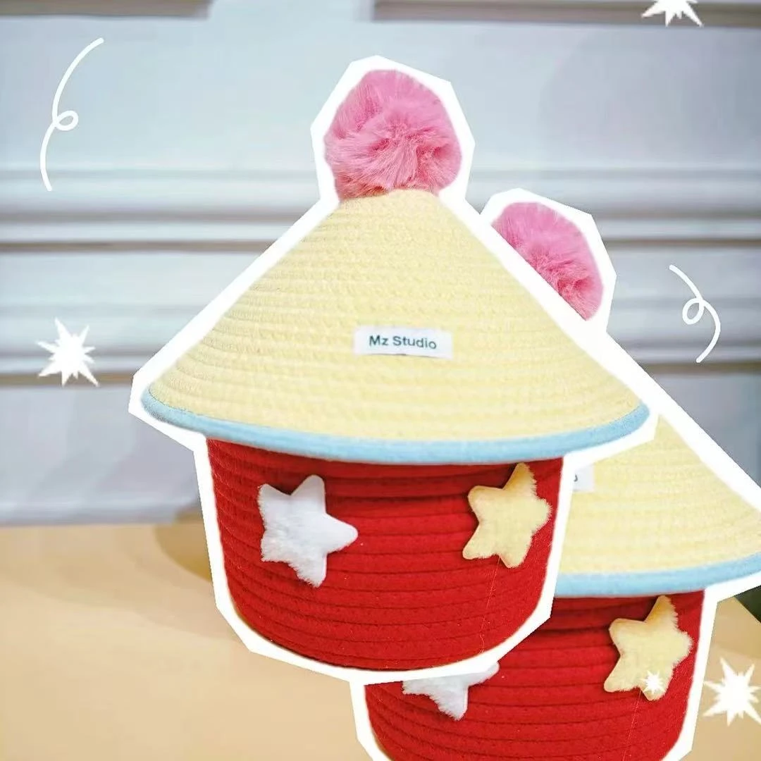 家居家用钥匙发卡小房子储物收纳筐