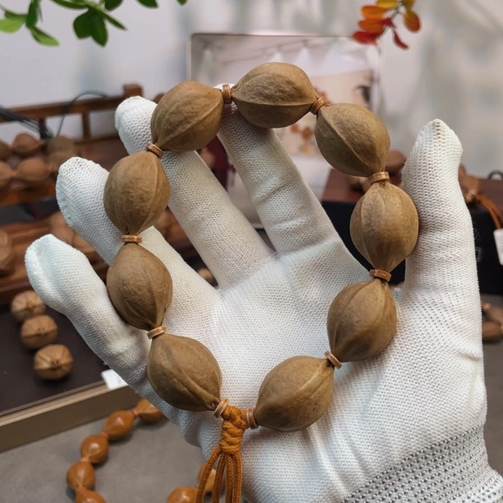 超***8原生态梅林铁核文玩手串