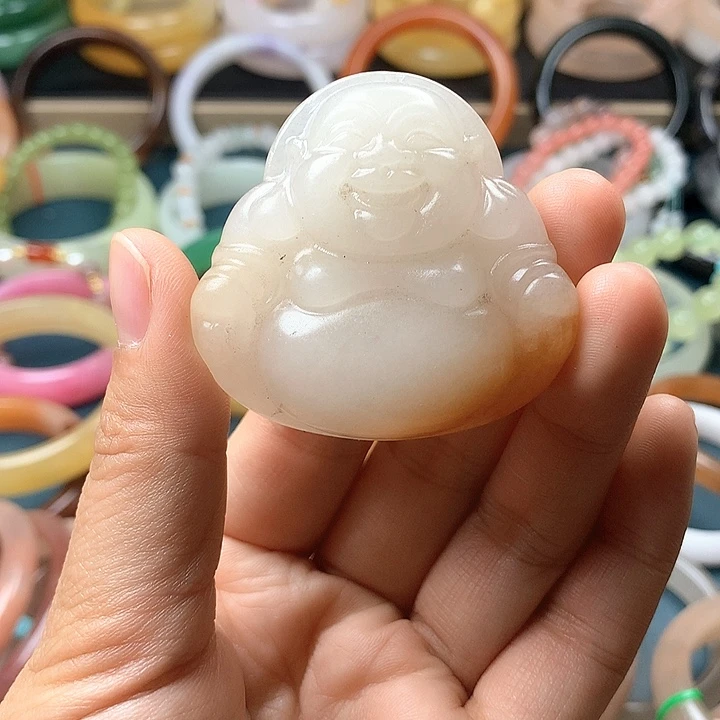 石英质玉（黄龙玉）未镶嵌手镯