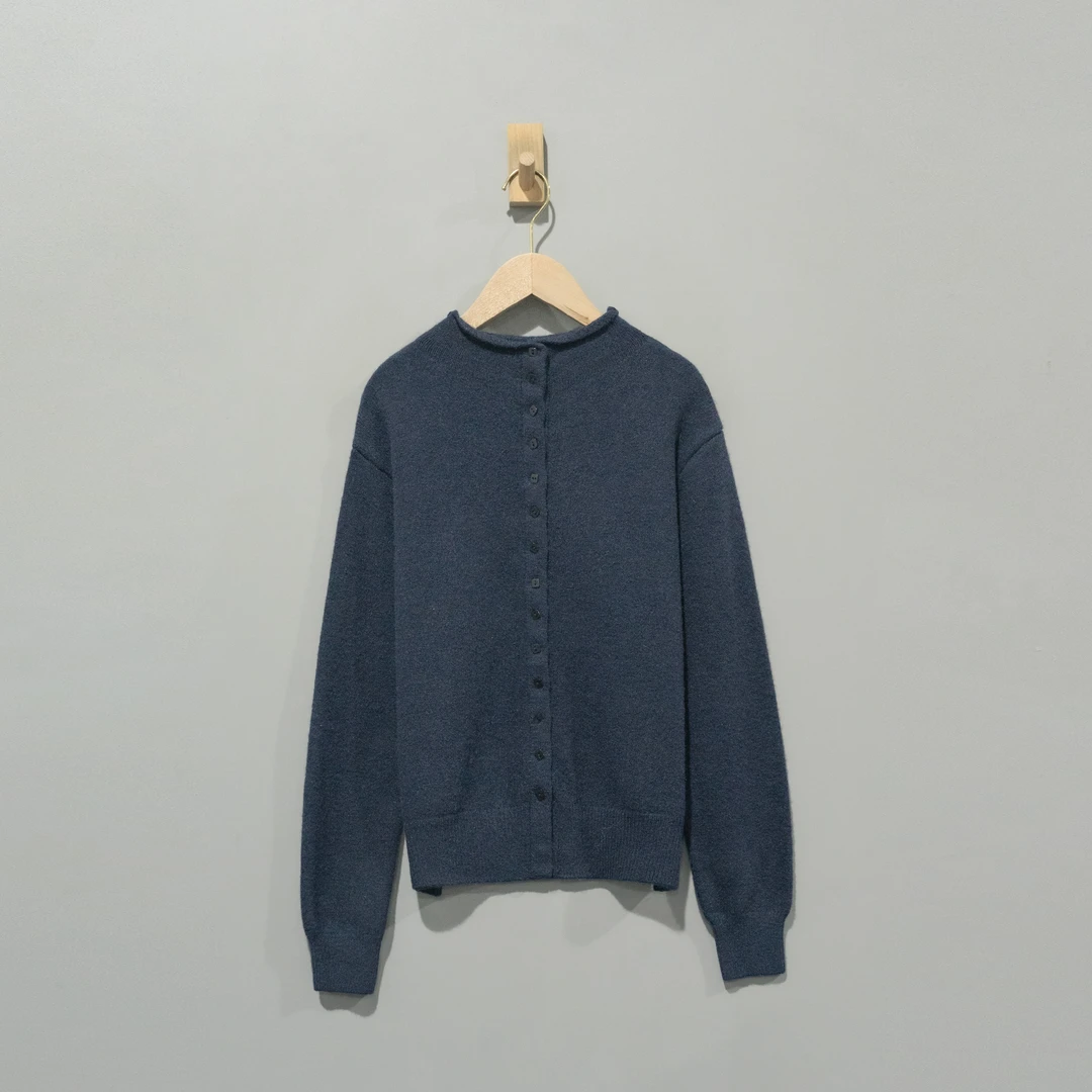 【且听风吟】0616437文艺百搭半高领保暖毛衣    衣长59胸围110