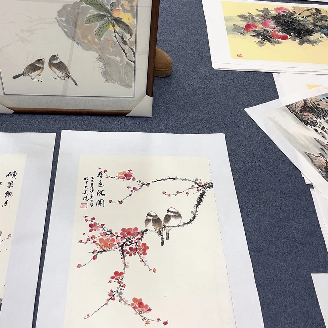 国画纯手绘字画作品