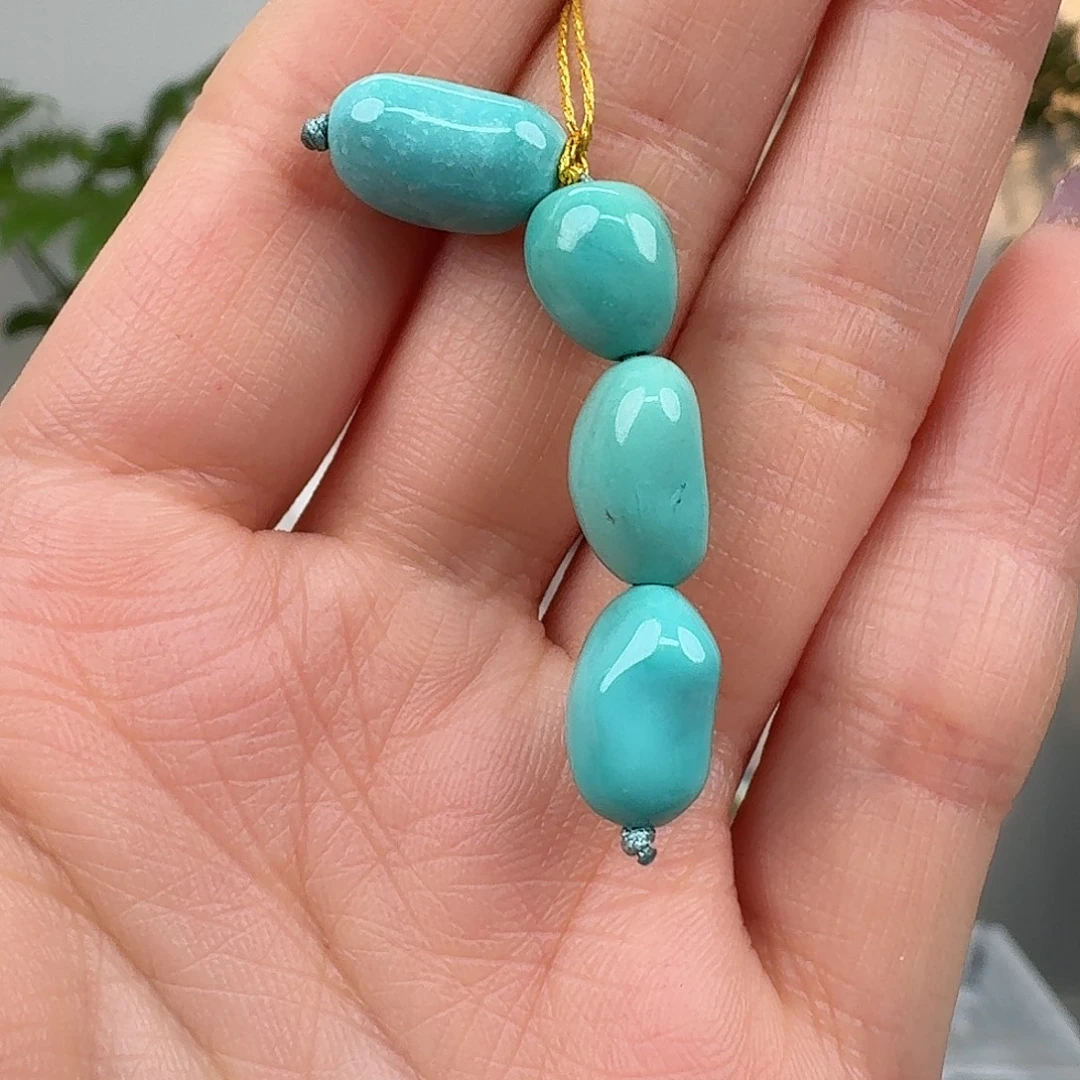 绿松石未镶嵌挂件