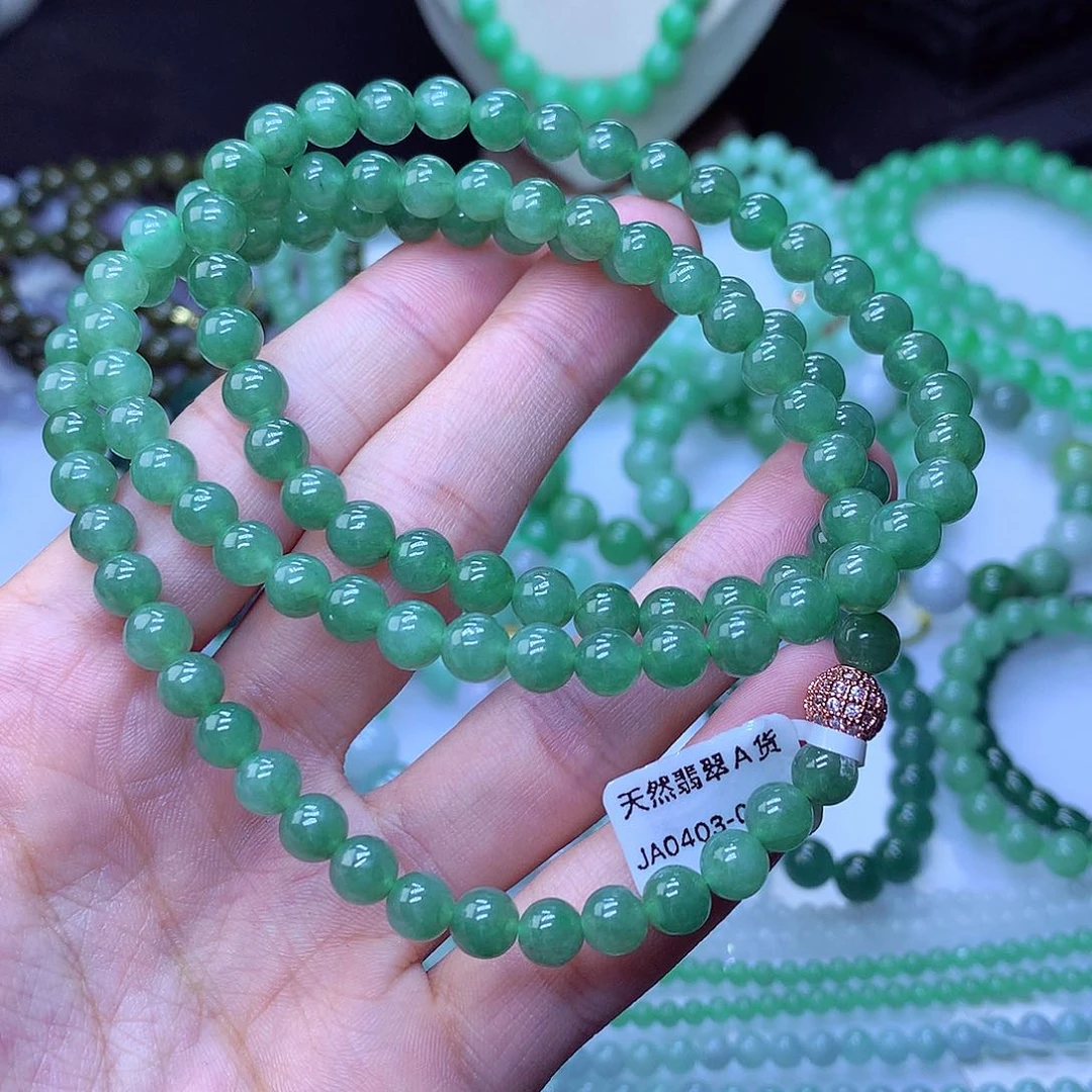 翡翠毛衣链未镶嵌6.7