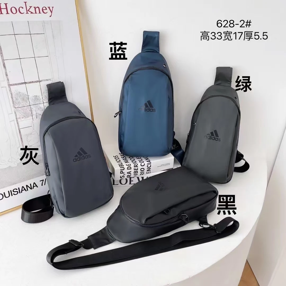 新款简约百搭胸包防雨斜挎包单肩小包男女运动大容量ins休闲背包