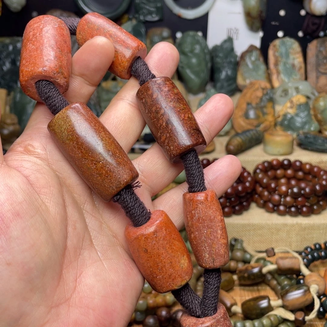 岫岩河磨玉（透闪石质玉）未镶嵌颈饰