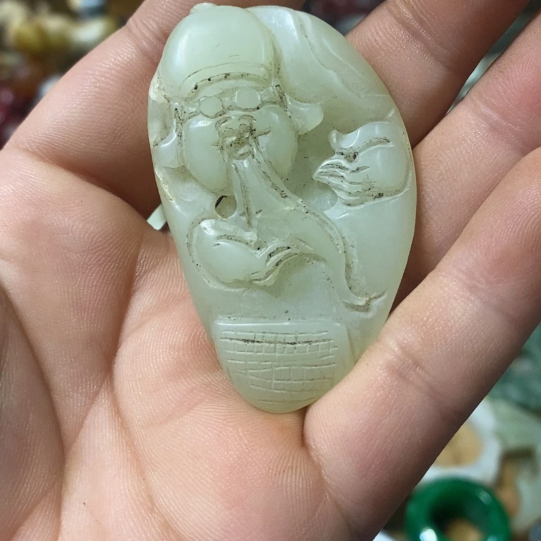 和田玉（糖玉）未镶嵌挂件