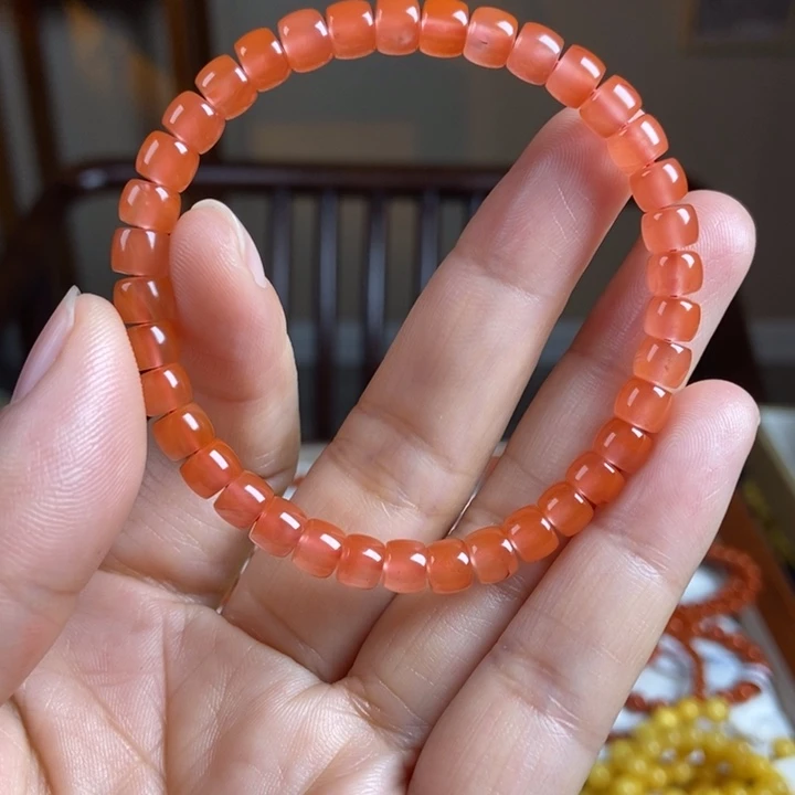 玛瑙/玉髓手链未镶嵌南红6
