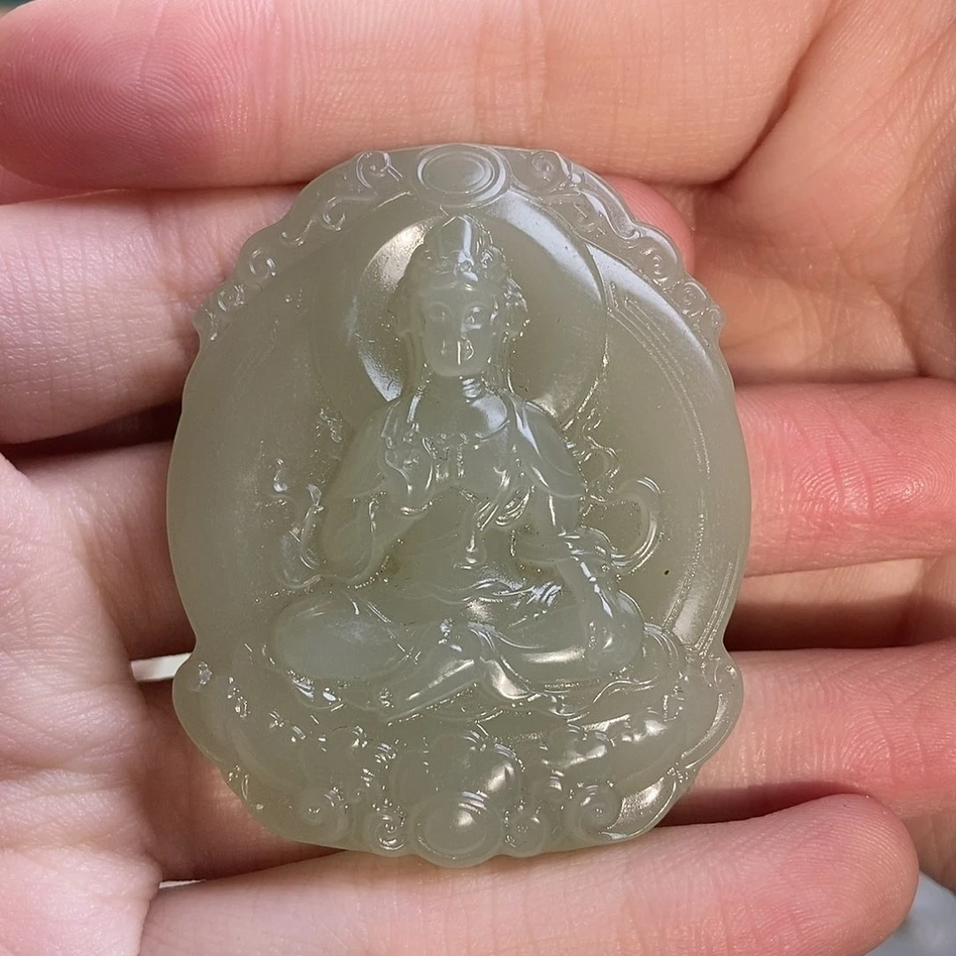 和田玉（糖玉）颈饰未镶嵌