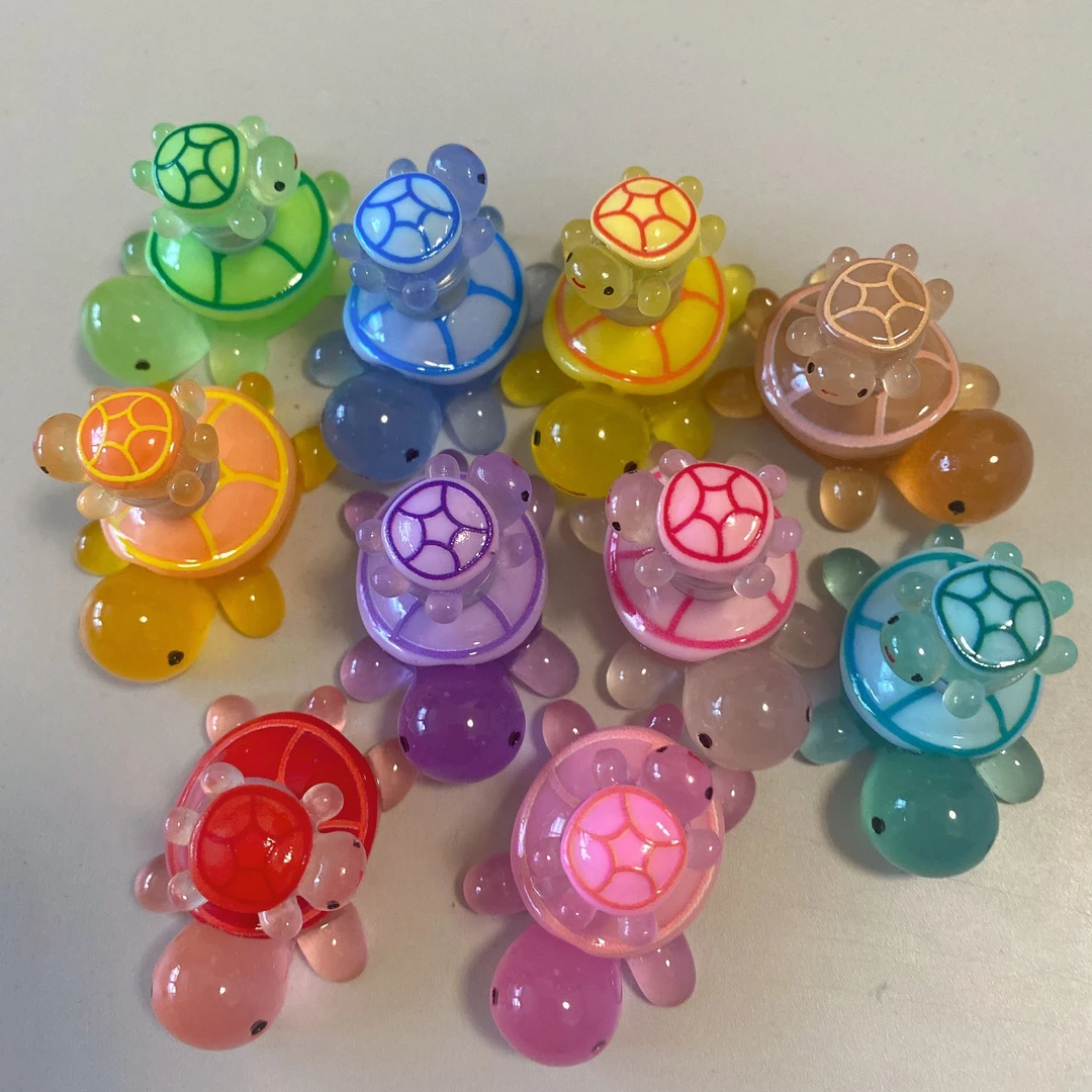 【转转龟】纯手工DIY转转树脂夜光龟