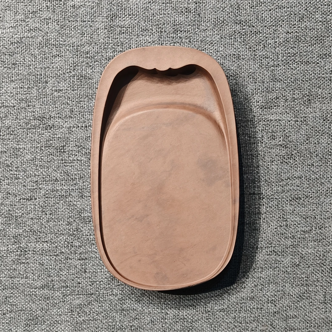 甘肃洮砚，西江花池砚，尺寸12.5*7.6*1.5厘米