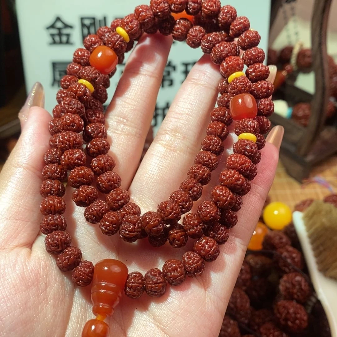金刚菩提手串9-108树王配饰