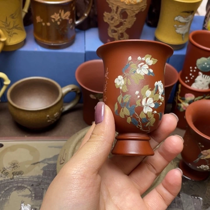 紫砂茶杯紫砂主人杯