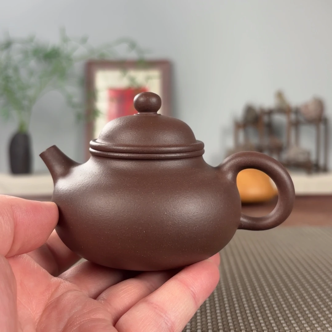囍***茶壶紫砂黄龙山原矿紫砂壶