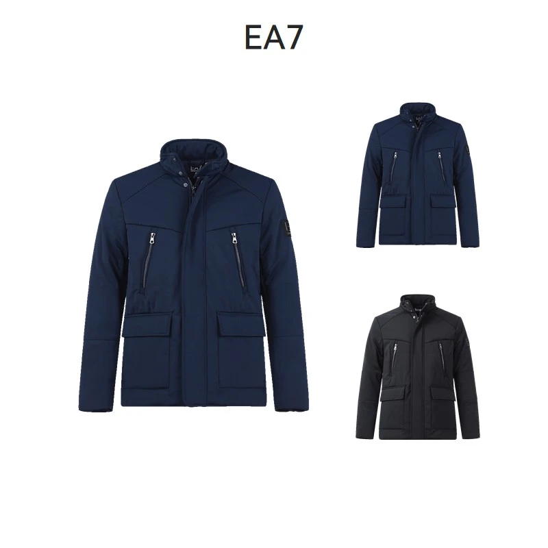 EA7阿玛尼 Armani 男士立领棉服夹克上衣 6LPB30 PNR2Z