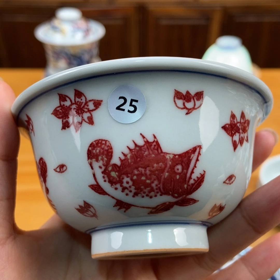 手绘现代茶具得古董