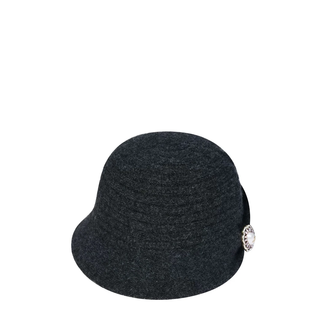 lefame拉飞姆2025冬季新款兔耳朵装饰针织帽温暖百搭