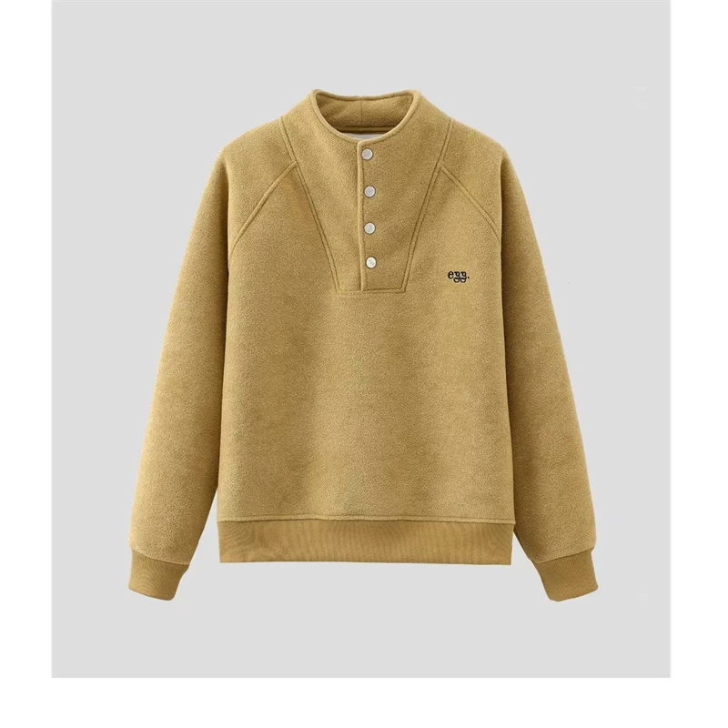 XIAOPAI-「时光漫漫」2024加绒加厚冬季新款时尚百搭休闲卫衣O-Q690