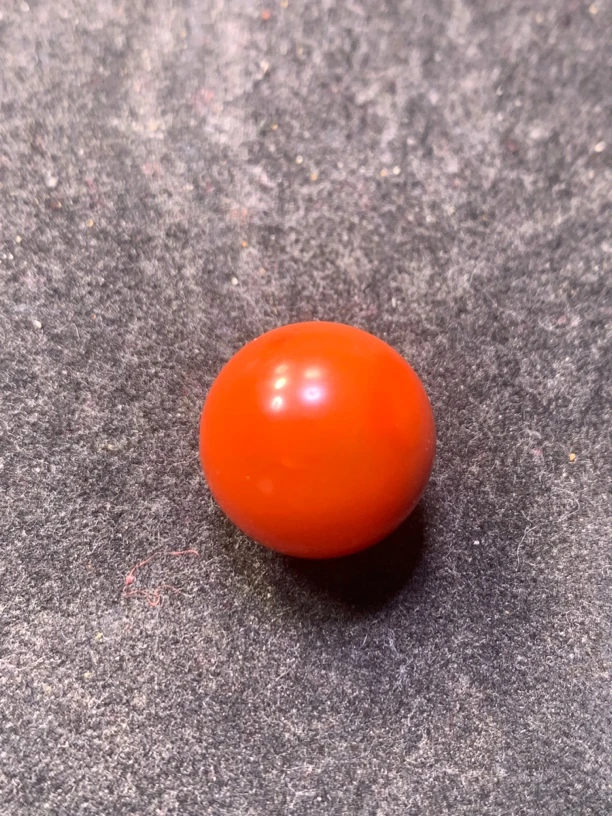 南红单珠成色漂亮