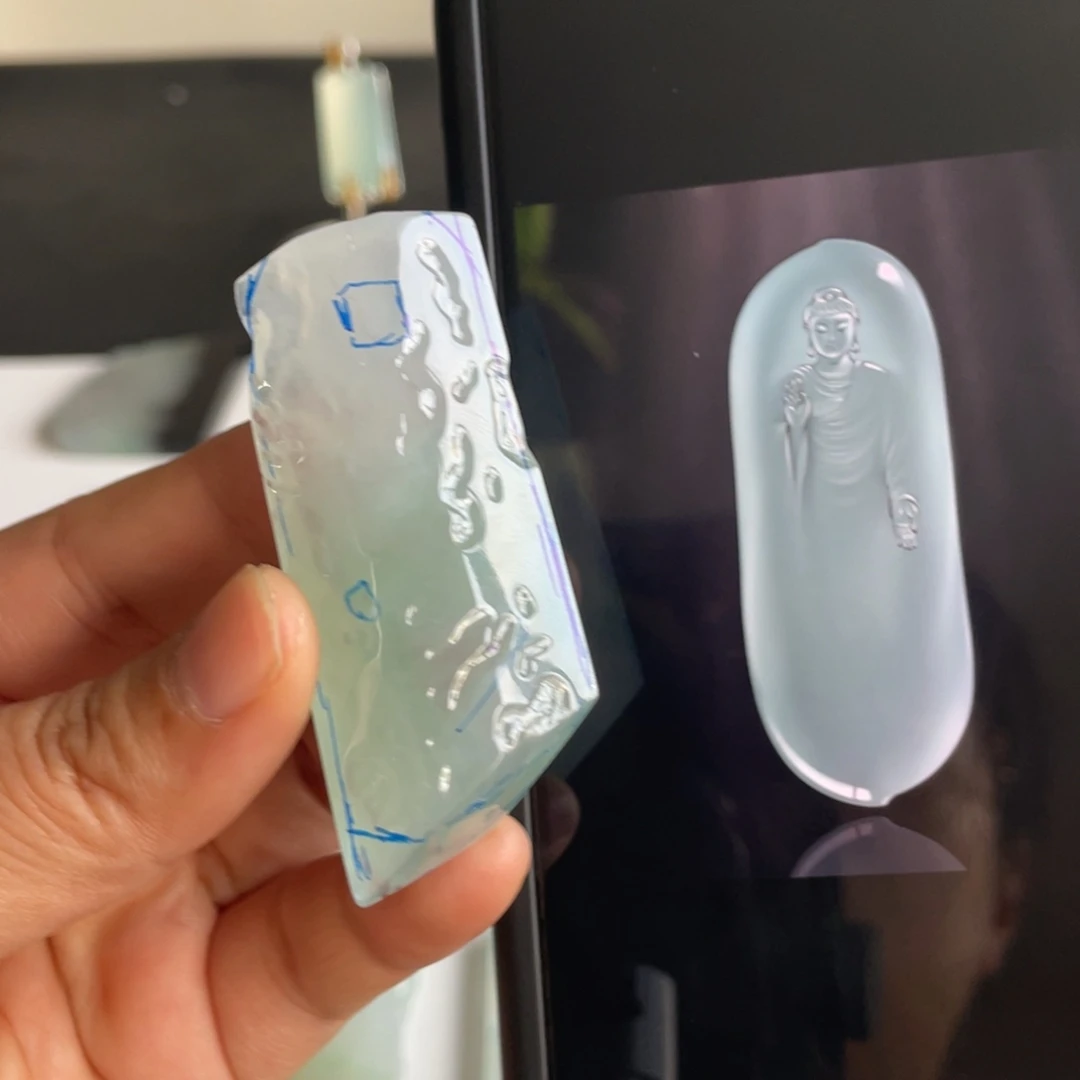 定制翡翠未镶嵌包工