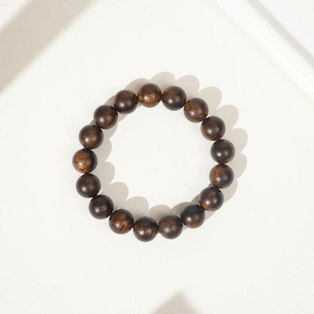 【芽庄雷击瘤疤】沉水CX 药香花香甜QN 天然香手串 适合男女老少款