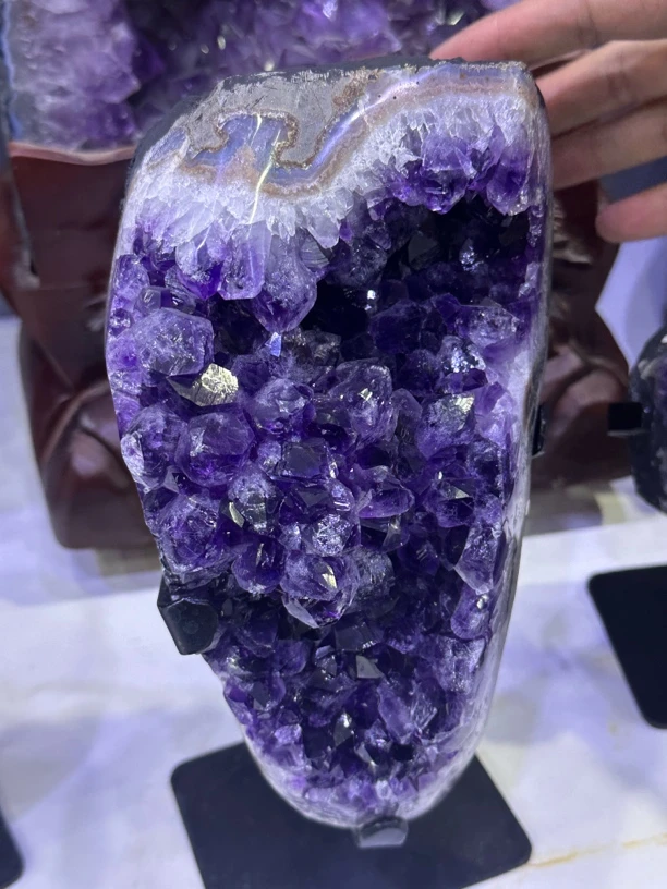 巴西乌拉圭紫水晶摆件