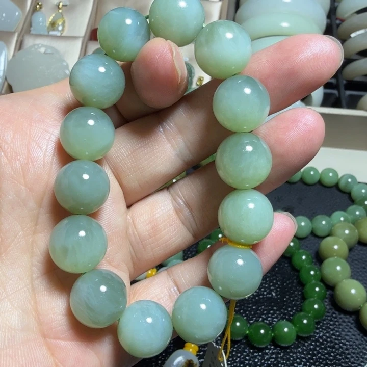 和田玉（碧玉）手串未镶嵌