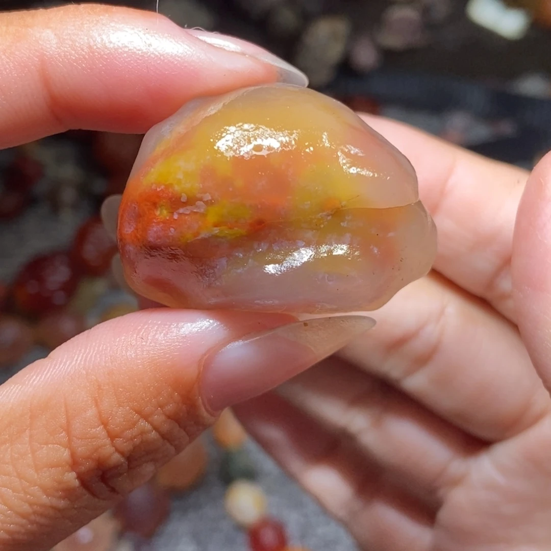 未镶嵌玛瑙/玉髓珠宝半成品