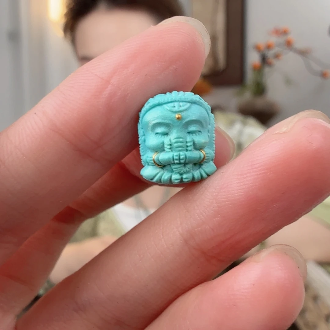 绿松石未镶嵌珠宝半成品