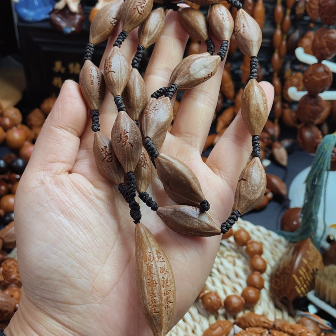 橄榄核手串/手链纯手工心经脖挂