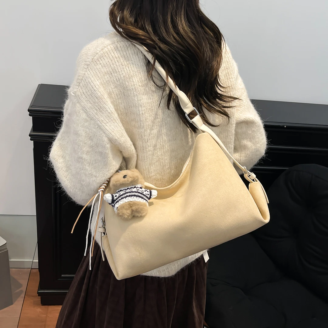 小清新女士包包新款秋冬百搭时尚腋下包女生炸街手提单肩斜挎包潮