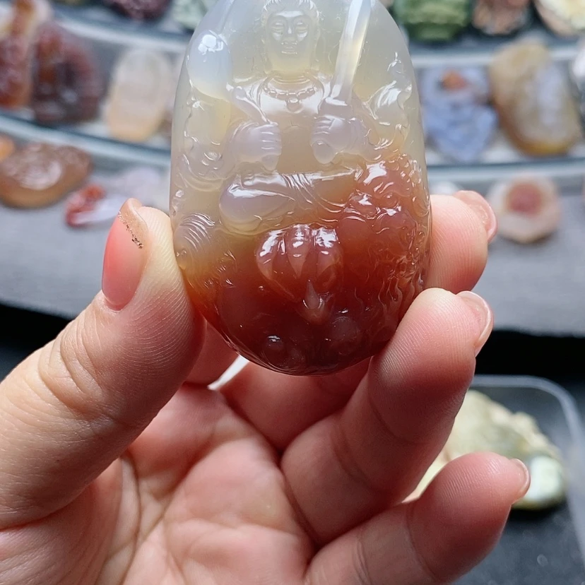 【闪购商品】未镶嵌吊坠定制玛瑙