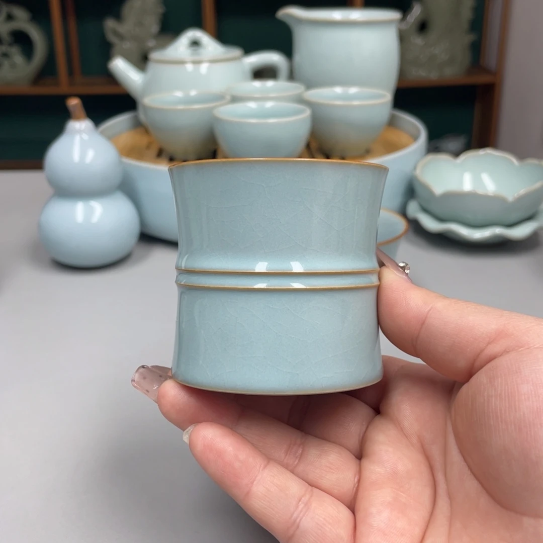 欢***欢瓷束腰杯张君老师带礼盒