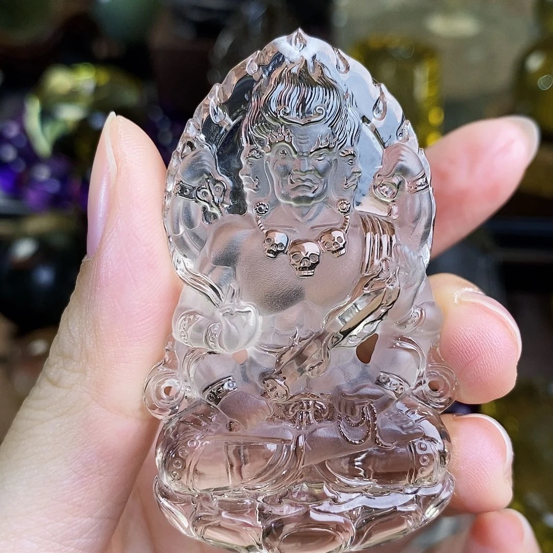 水晶雕刻吊坠未镶嵌七*