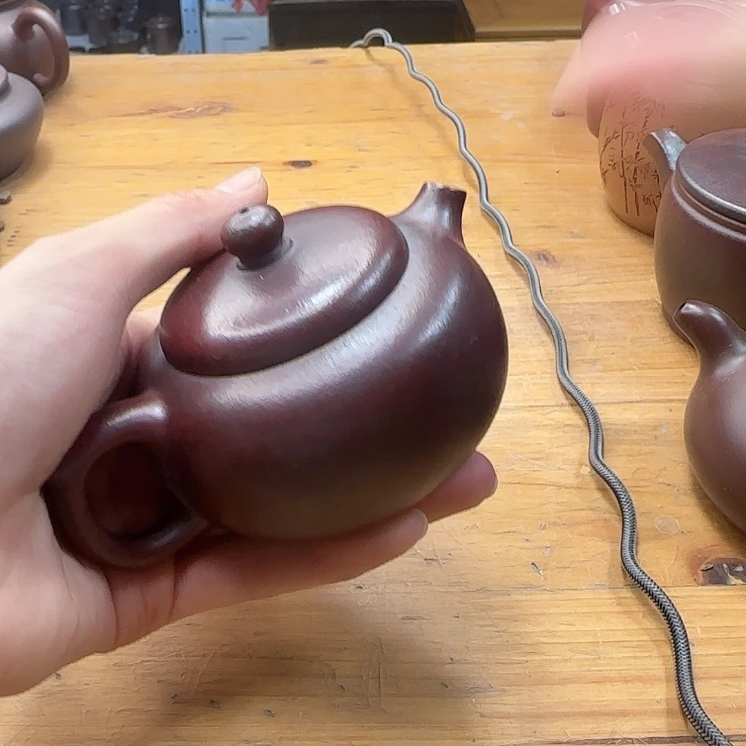 紫砂茶壶民间手艺人全手工制作