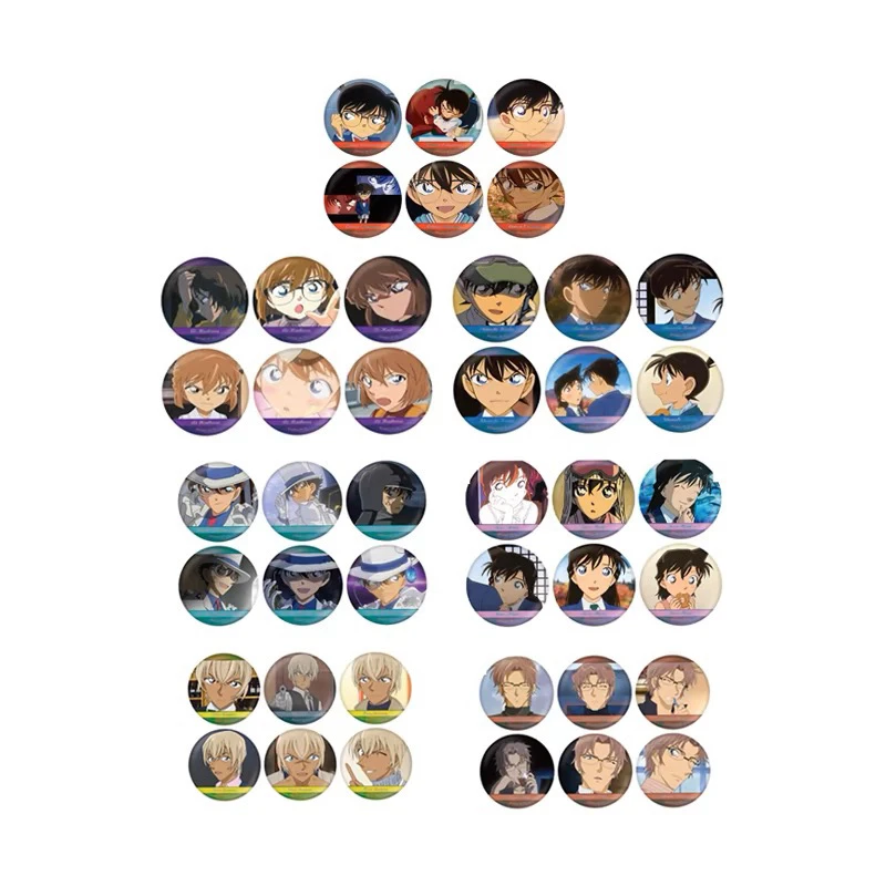 名侦探柯南 毛利兰 新一 哀 透 基德个人池vol.3 徽章吧唧（代拆）