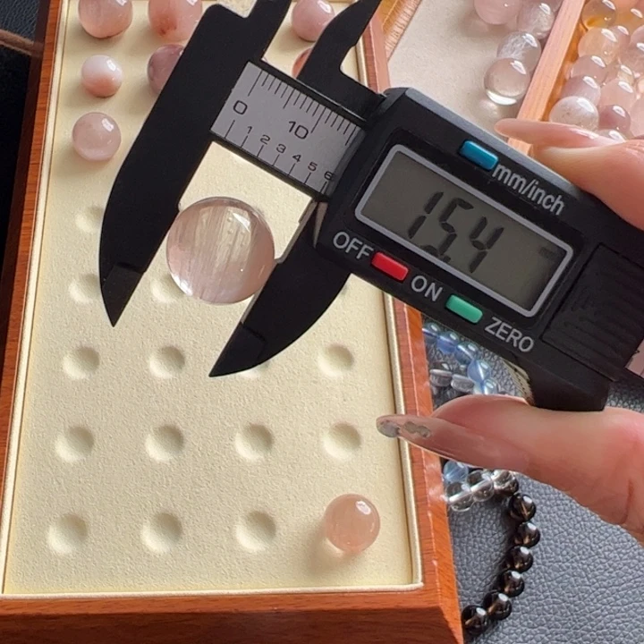 水晶手链未镶嵌大**豆15.4m定制通孔不退不换