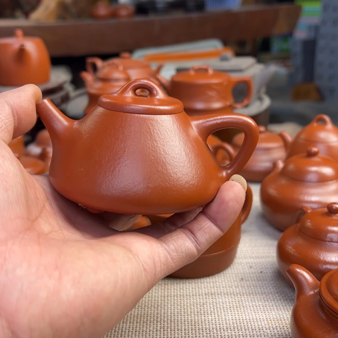 紫砂壶F***。全手工制作子冶石瓢