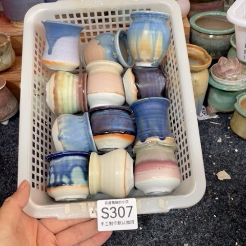 紫砂花盆微微307口径3.5左右